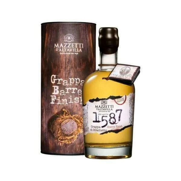 MAZZETTID’ALTAVILLA1587GRAPPADIBRACHETTOSHERRYCASKFINISH(50CL,43.0%Vol.)