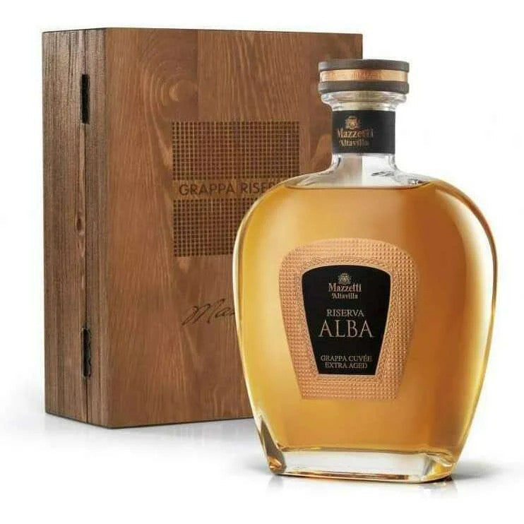 MAZZETTID’ALTAVILLAGrappaRiservaAlbaaged18months(70CL,43.0%Vol.)–Woodenbox