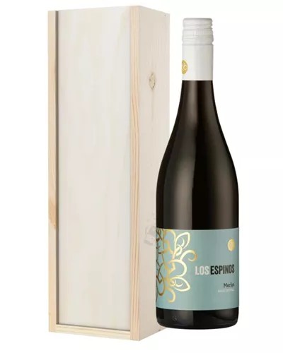 MerlotRedWineGiftinWoodenBox