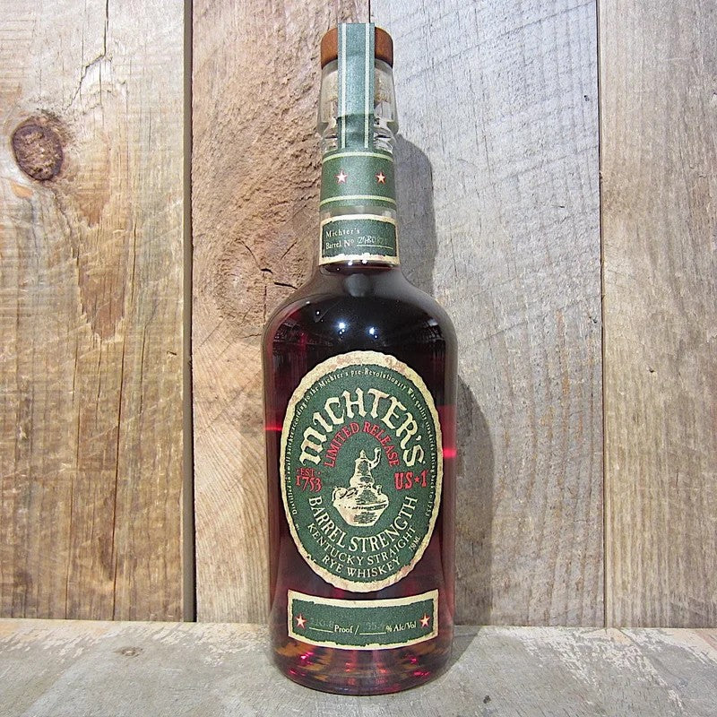 MichtersBarrelStrengthRyeWhiskey750ml