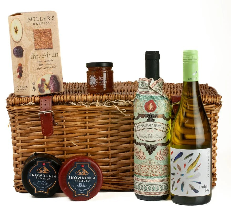 MixedRed&WhiteWine,Cheese&NibblesHamper