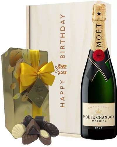 Moet&ChandonChampagneandChocolatesBirthdayGiftBox