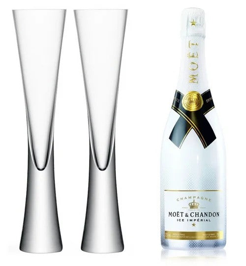Moet&ChandonDemi-SecIceImperial(75cl)Withx2MoyaChampagneFlutes