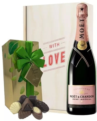 Moet&ChandonRoseValentinesChampagneandChocolatesGiftBox