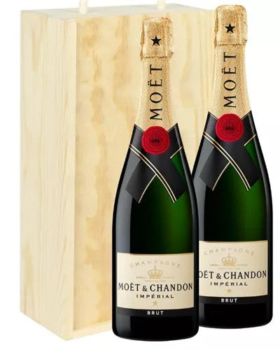 Moet&ChandonTwoBottleChampagneGiftinWoodenBox