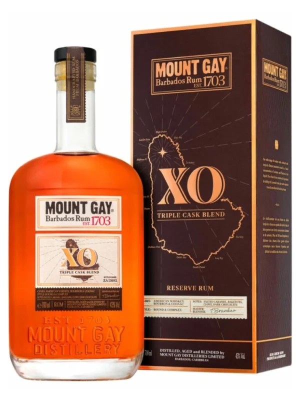 MountGayXOTripleCaskBlend70cl.43%