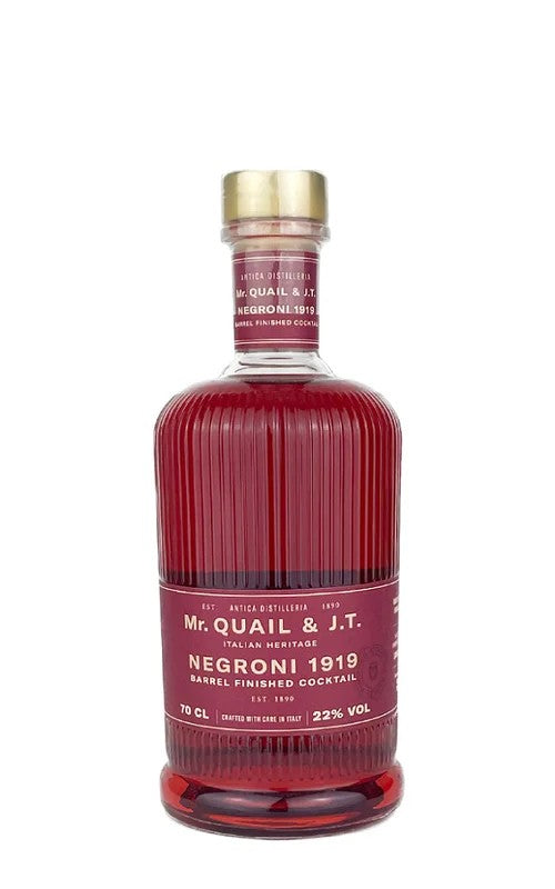 Mr.QUAIL&J.T.Negroni1919BarrelFinishedCocktail