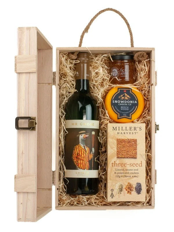 MrGooseShirazRedWine&CheeseGiftBox