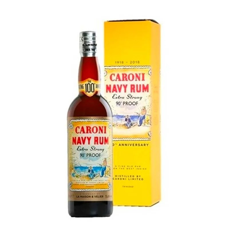 NavyRumCaroni90°Proof2018100°AnniversarioTrinidadCl70Astucciata
