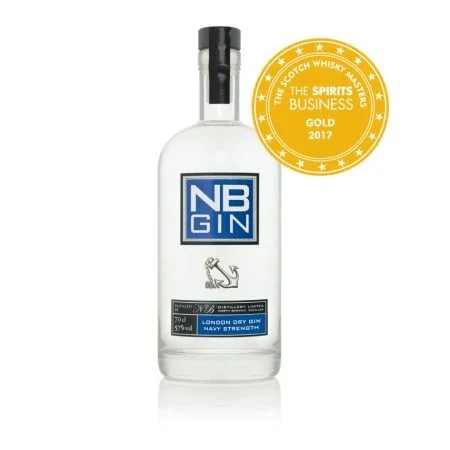 NBNavyStrengthGin(70cl)57%