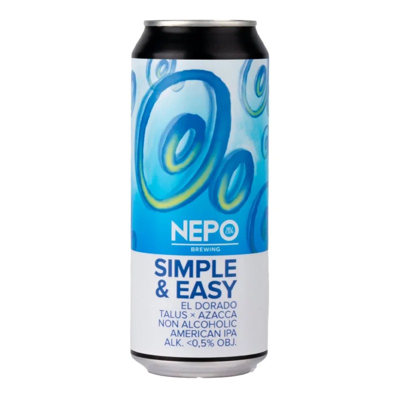 NepoSIMPLE&EASY0.5%–AlcoholFreePolishPaleAle500ml