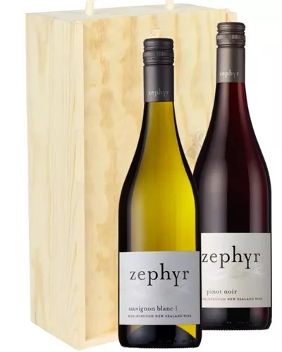 NewZealandMixedTwoBottleWineGiftinWoodenBox