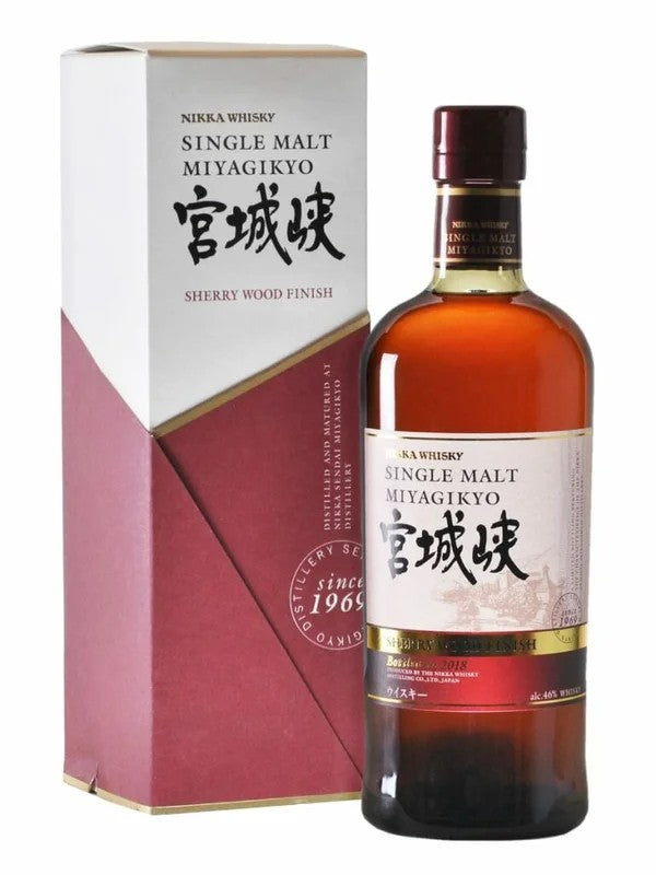 NikkaWhiskySingleMaltMiyagikyoSherryWoodFinish70cl.46%