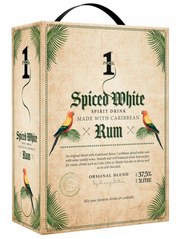 NO.1PremiumSpicedWhiteRumBIB300cl.37,5%