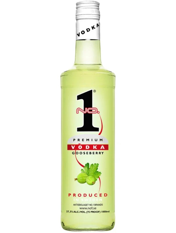 NO.1SwedishVodka–GooseberryFlavour100cl.37,5%