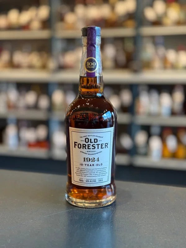 OLDFORESTER10YEARSOLD1924KENTUCKYSTRAIGHTBOURBONWHISKEY