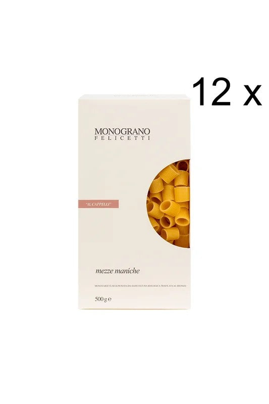 OrganicMezzemaniche“IlCappelli”No.9154(12x500g)MonogranoFelicettiPasta