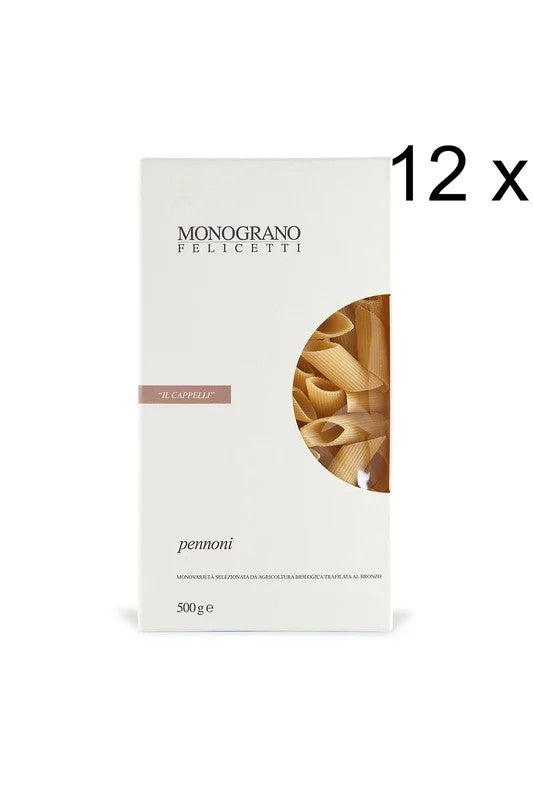 OrganicPennoni“IlCappelli”No.9155(12x500g)MonogranoFelicettiPasta