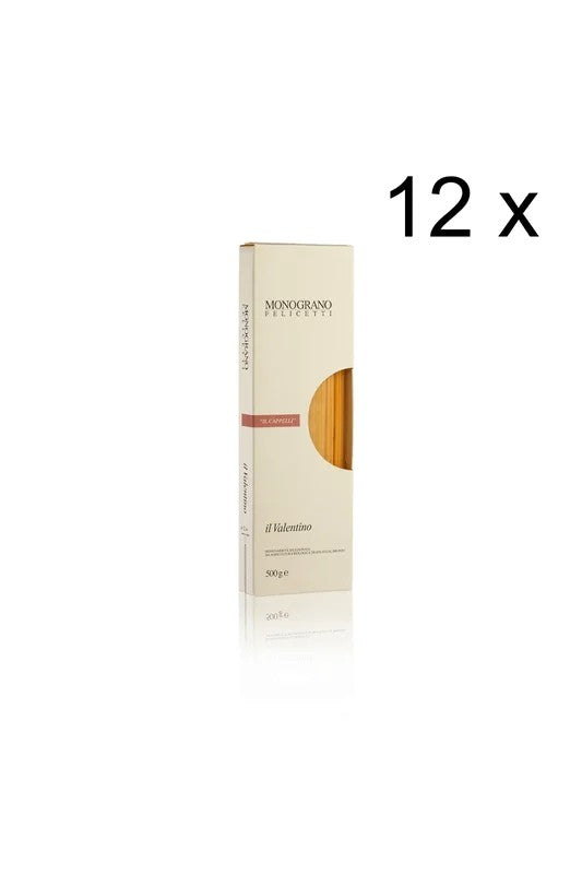OrganicSpaghettiilValentino“IlCappelli”No.108(12x500g)MonogranoFelicettiPasta
