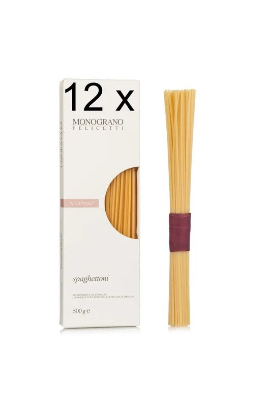 OrganicSpaghettoni“IlCappelli”No.9107(12x500g)MonogranoFelicettiPasta