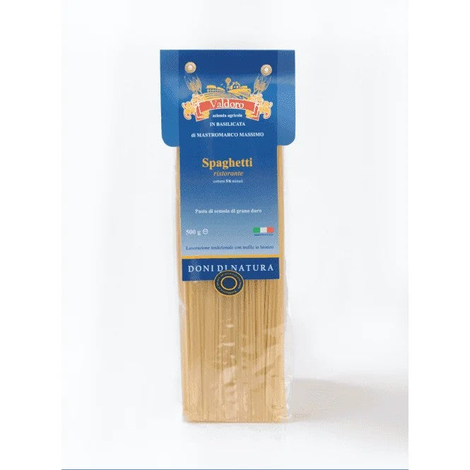 PASTAVALDOROSpaghettonepastatrafilataalbronzo500gr.