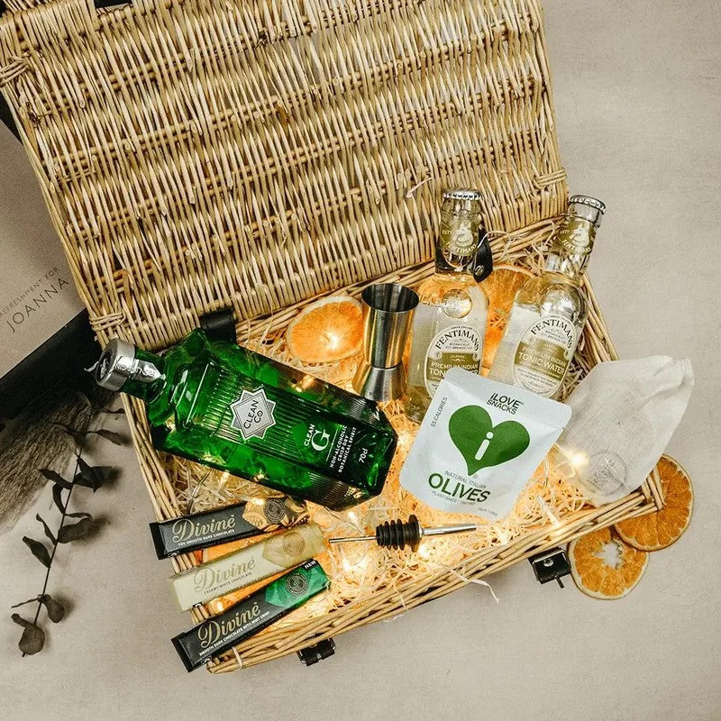 PersonalisedCleanCoAlcoholFreeGinPremiumGiftHamper