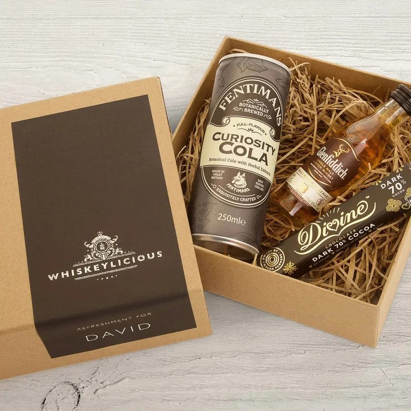 PersonalisedGlenfiddichWhiskyMiniatureGiftSet