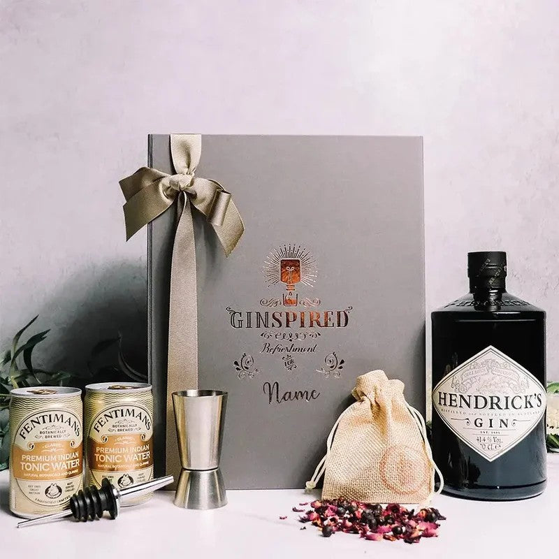 PersonalisedHendricksGinGiftSetinLuxuryEngravedGiftBox