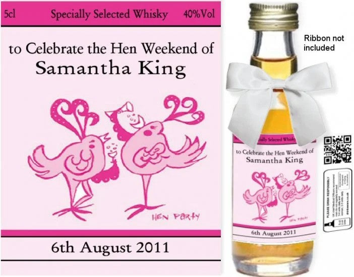 PersonalisedMiniatureBottles|HenPartyLabel17A