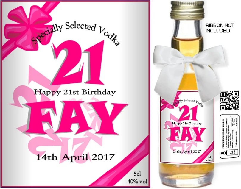 PersonalisedMiniatureSpiritBottles|BirthdayLabel01
