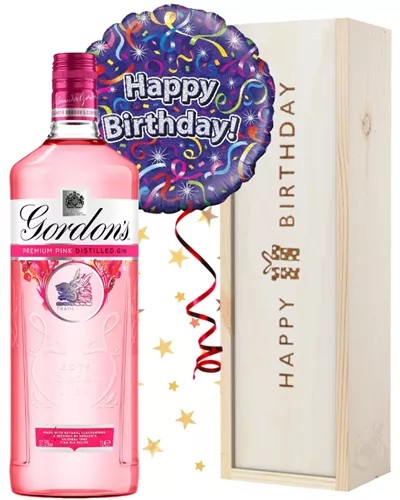 PinkGinandBalloonBirthdayGift