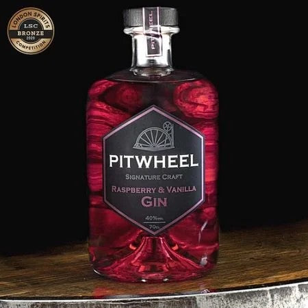 PitWheelRaspberry&VanillaGin70cl(40%ABV)