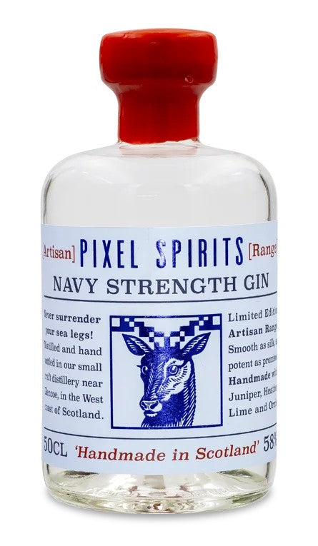 PixelSpiritsArtisanRangeNavyStrengthGin