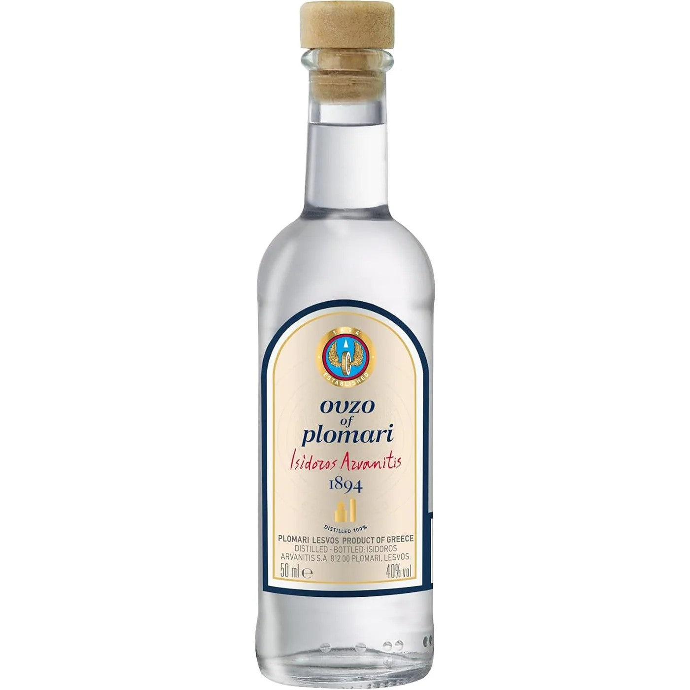 PlomariOuzoMiniature5cl