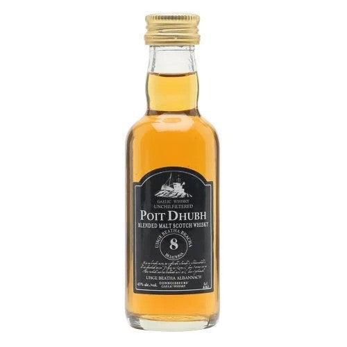 PoitDhubh8yoScotchWhiskyMiniature5clBottle