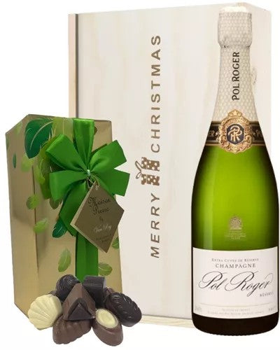 PolRogerChristmasChampagneandChocolatesGiftBox