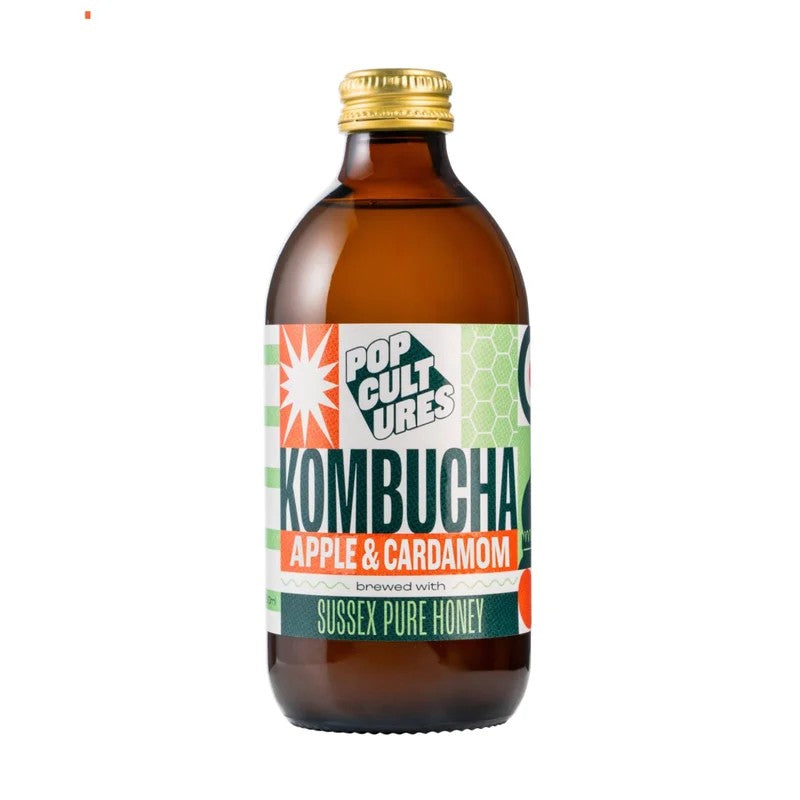 PopCulturesApple&CardamomKombucha–LuxuryNonAlcoholicDrink