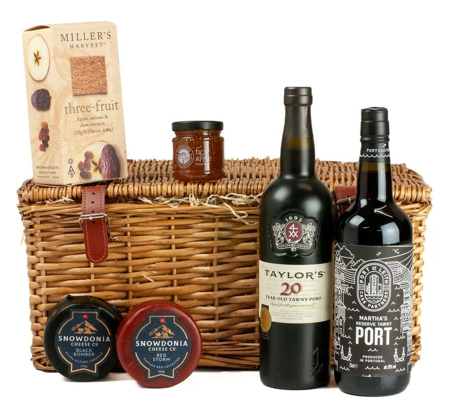 PortLover,Cheese&NibblesHamper