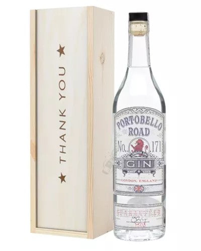 PortobelloRoadGinThankYouGiftInWoodenBox