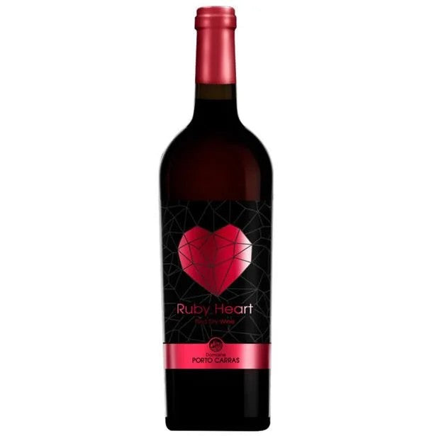 PortoCarrasRubyHeartRedDryWine75cl