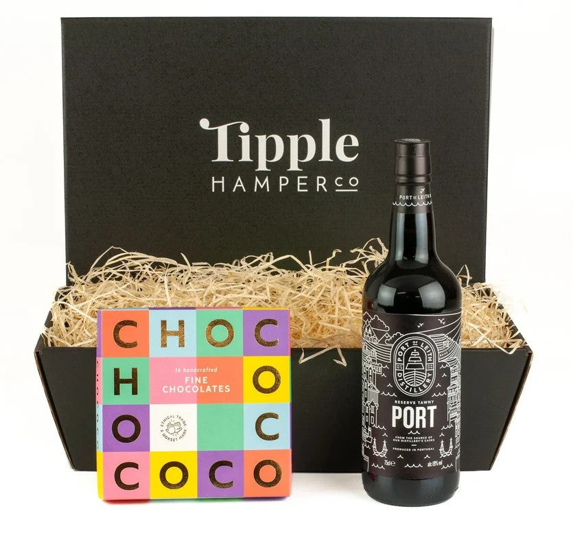 PortofLeithReserveTawnyPort&LuxuryChocolateHamper