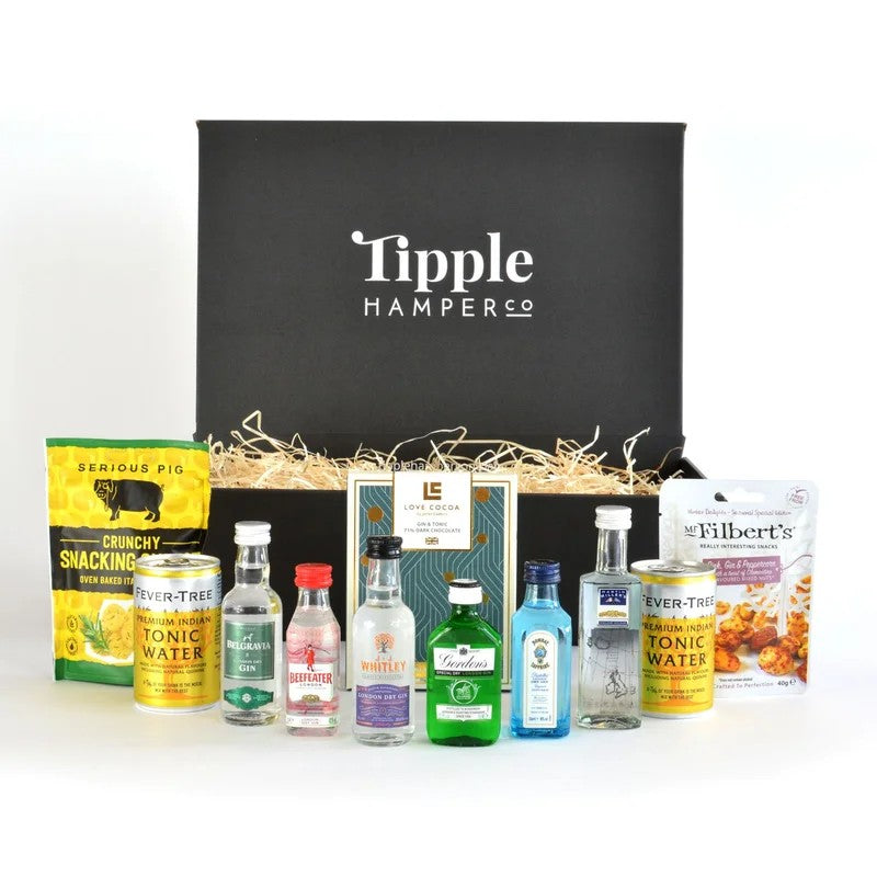 PremiumClassicGinMiniature&SnacksSelectionHamper