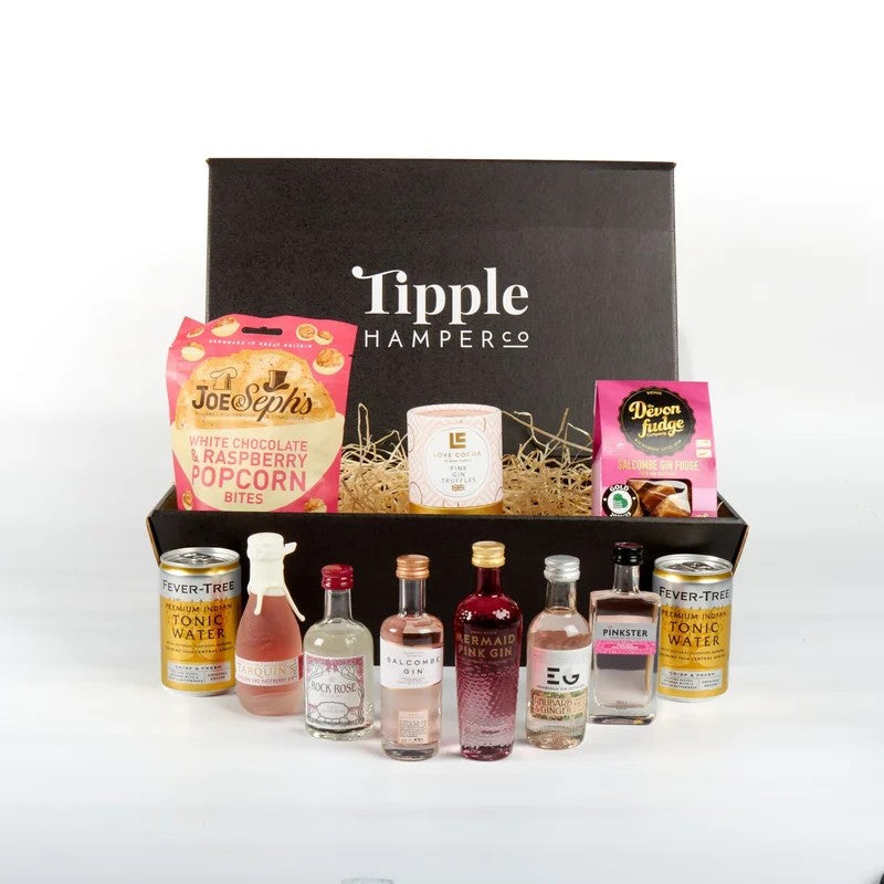 PremiumPinkGin&SweetTreatsHamper