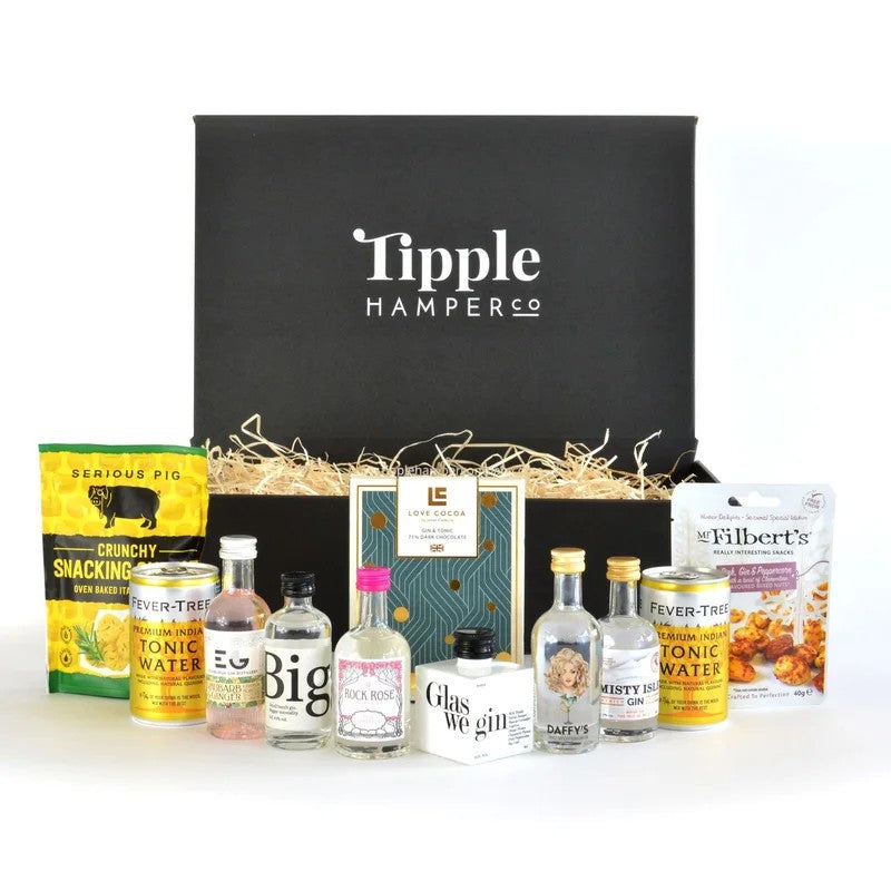 PremiumScottishGinMiniature&SnacksSelectionHamper