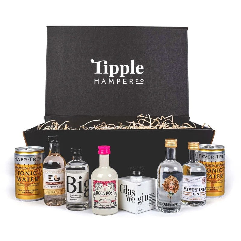 PremiumScottishGinMiniatureSelectionHamper–43.4%ABV