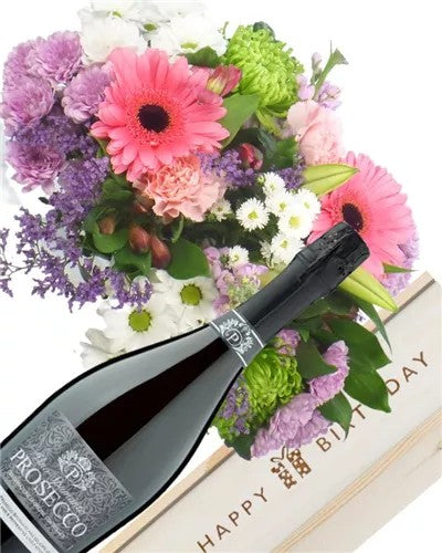 ProseccoandFlowersBirthdayGift