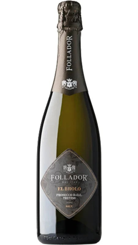 ProseccoDOCTrevisoBrut75cl–ElBrolo–Follador