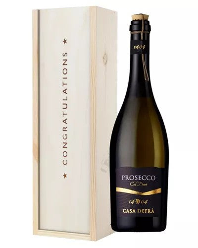 ProseccoFrizzanteCongratulationsGiftInWoodenBox