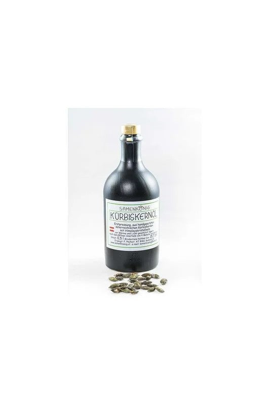 PumpkinseedsoilClaybottle500mlSamenkönig