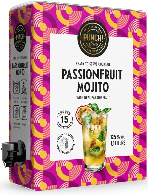 PunchClub–PassionfruitMojitoBIB150cl.12,5%
